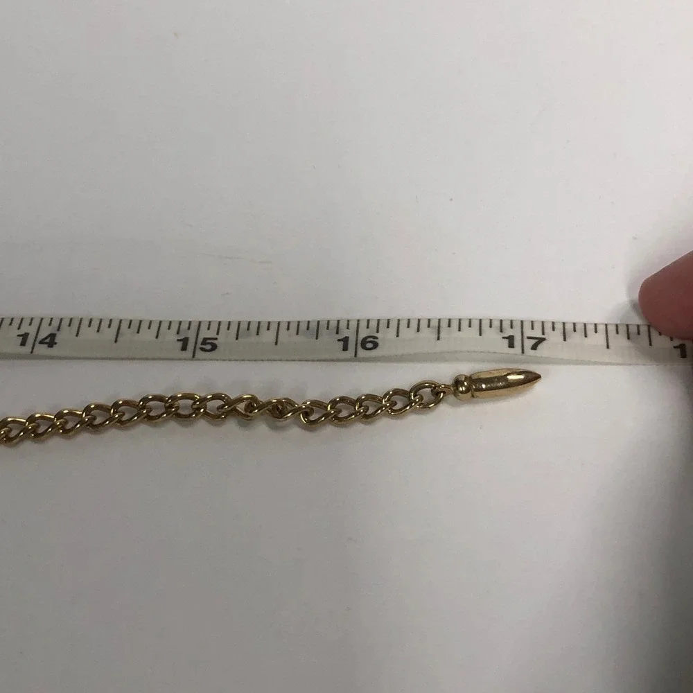 Vintage Coro Gold Tone Faux Pearl Bib Choker Necklace Mid Century Modern V Shape